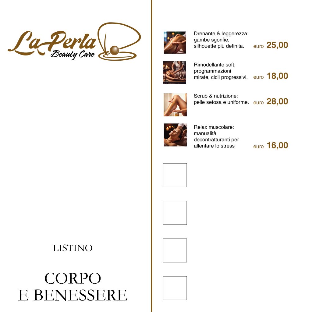 listino corpo