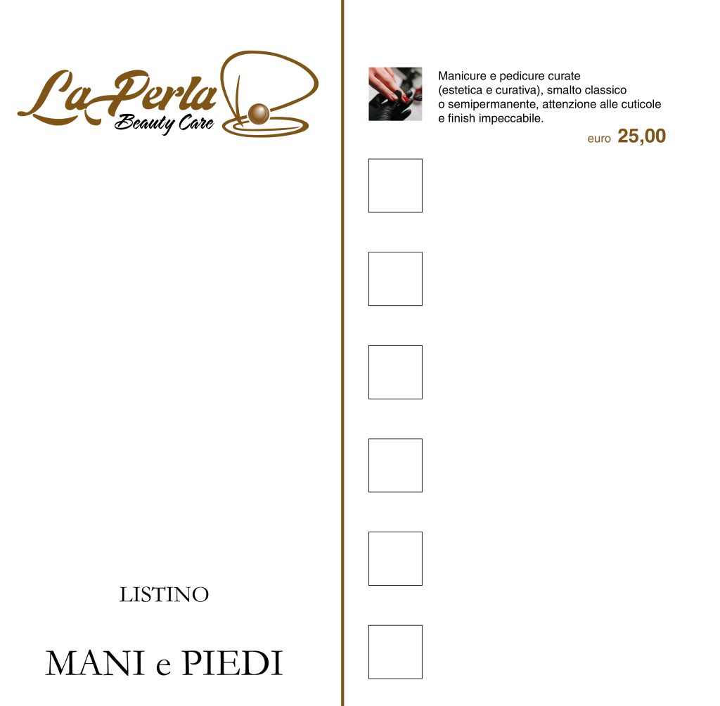listino mani